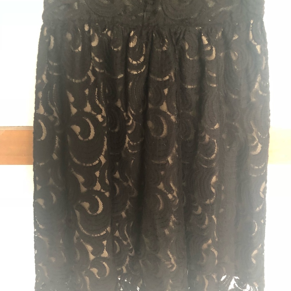 Anna sui designers dress black lace